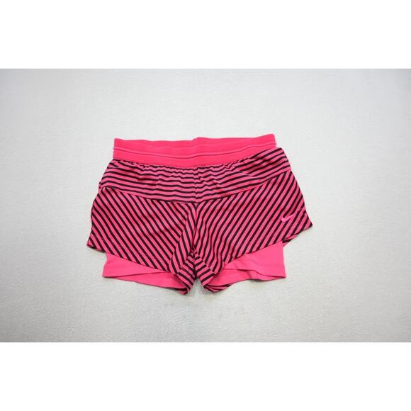 Nike Running Gym Shorts Dri Fit Compression Lined Womens Size Medium - Picture 1 of 6
